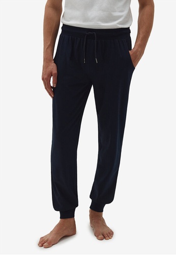 OVS blue Long Pyjama Trousers In Cotton 687FDAA69F6038GS_1