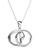 Her Jewellery silver OD Pendant (White Gold) - Made with premium grade crystals from Austria 32A21AC40840A1GS_3