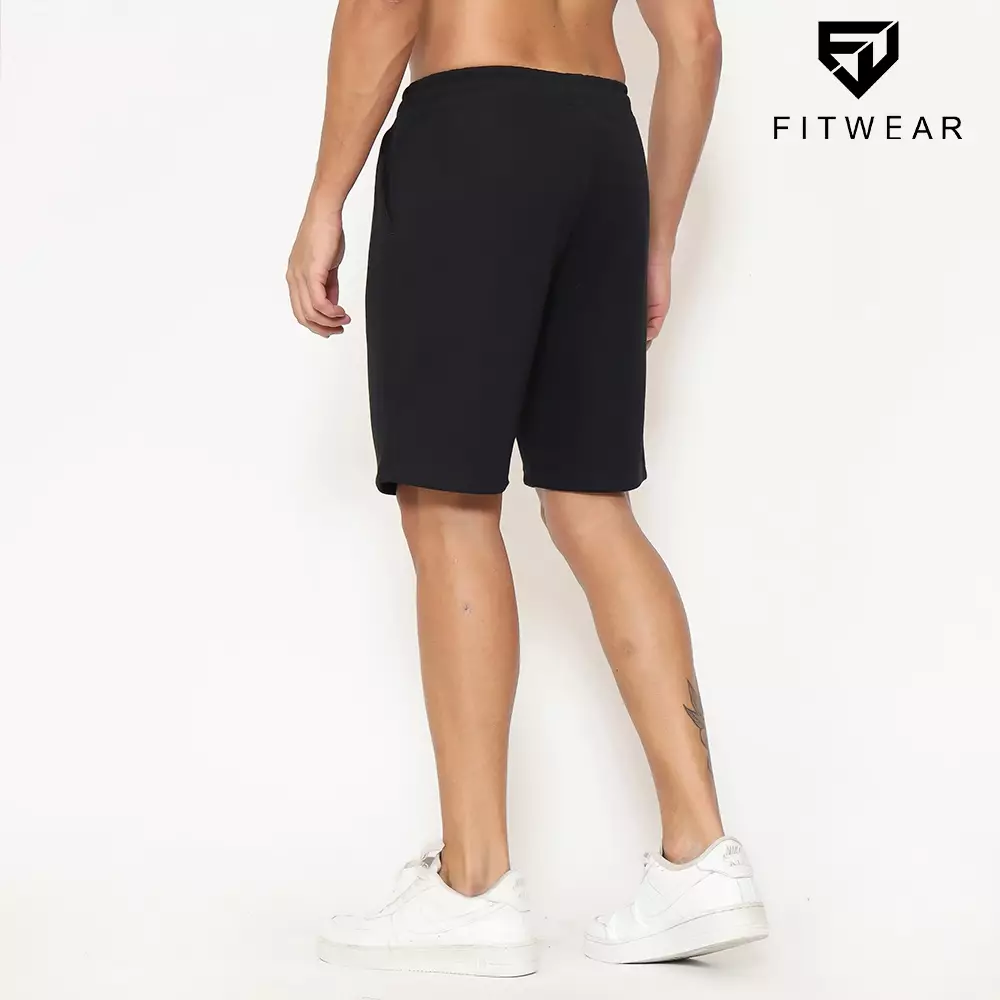 Fitwear - Celana Pendek Olahraga Pria JAYDEN BASIC SHORT - BLACK