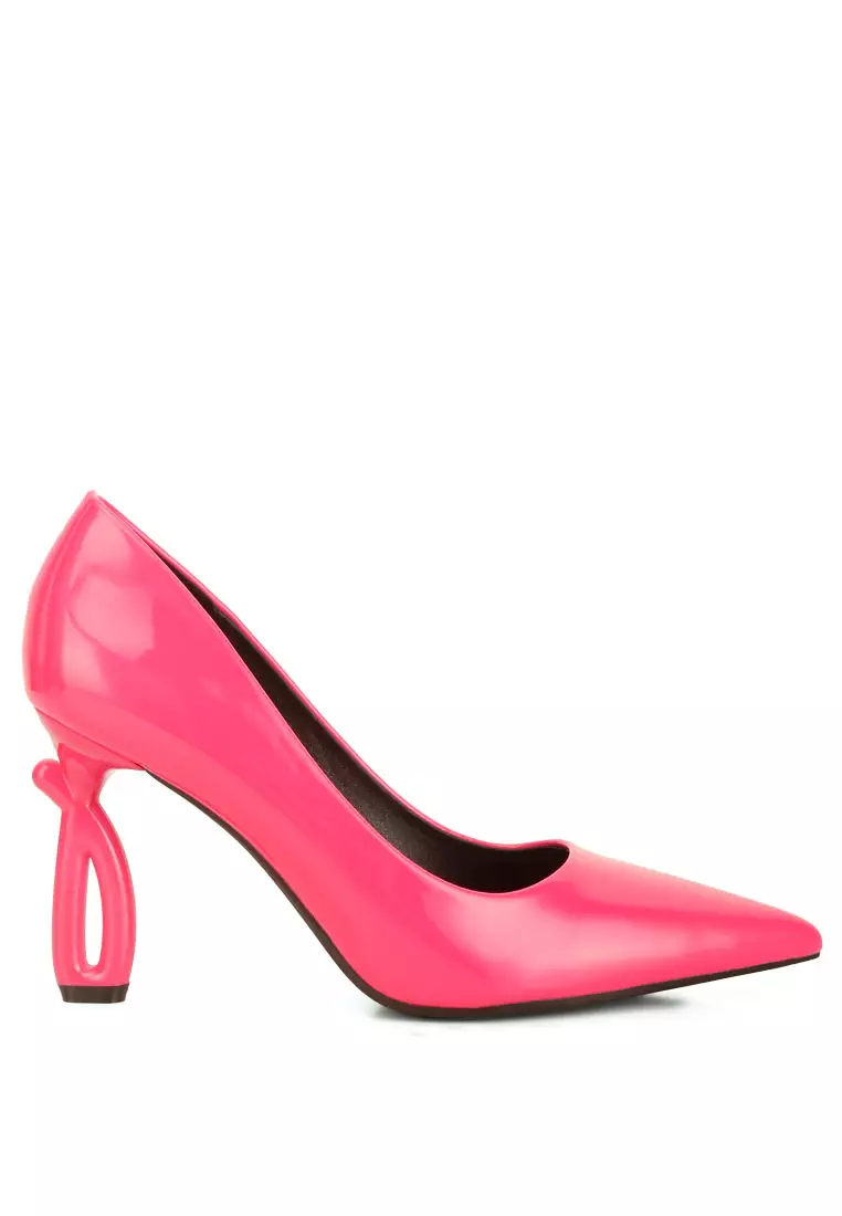 Discount on London Rag  shoes - SKU: Fuchsia High Fantasy Heel Pumps