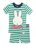 Lcn Mif Deep Mint Stripe/Miffy Face