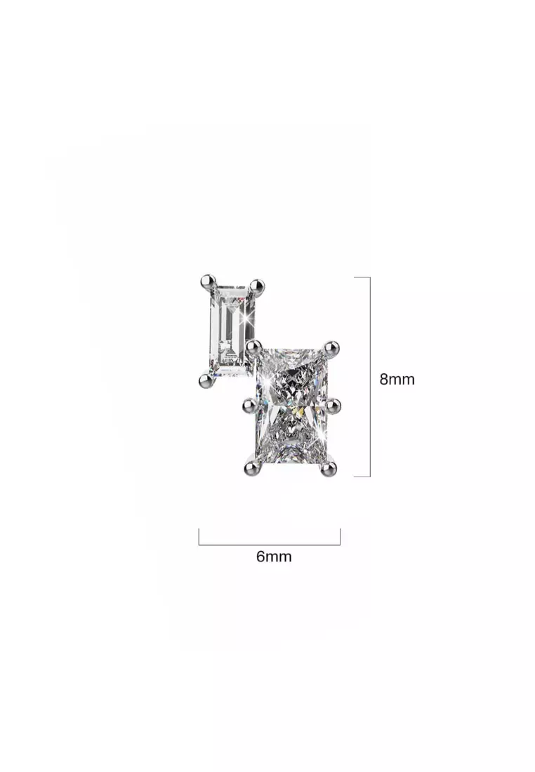 Solid Silver Stellar Stud Earrings
