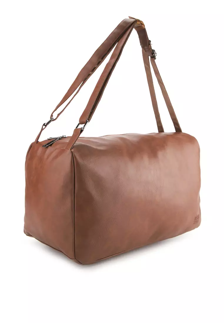 Distressed Leather Concept Duffel Bag