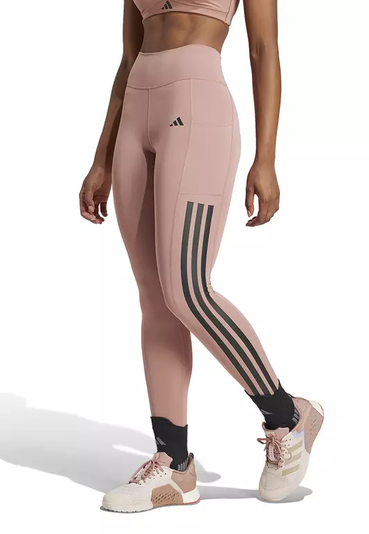 Optime 3-Stripes Full-Length Leggings