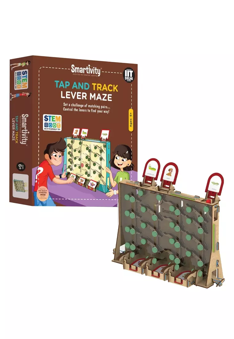 My Little Korner Smartivity Tap and Track Lever Maze, Educational &  Construction based Activity Game for Kid, STEM Educational DIY Fun Toys  2024 | Buy My Little Korner Online | ZALORA Hong Kong