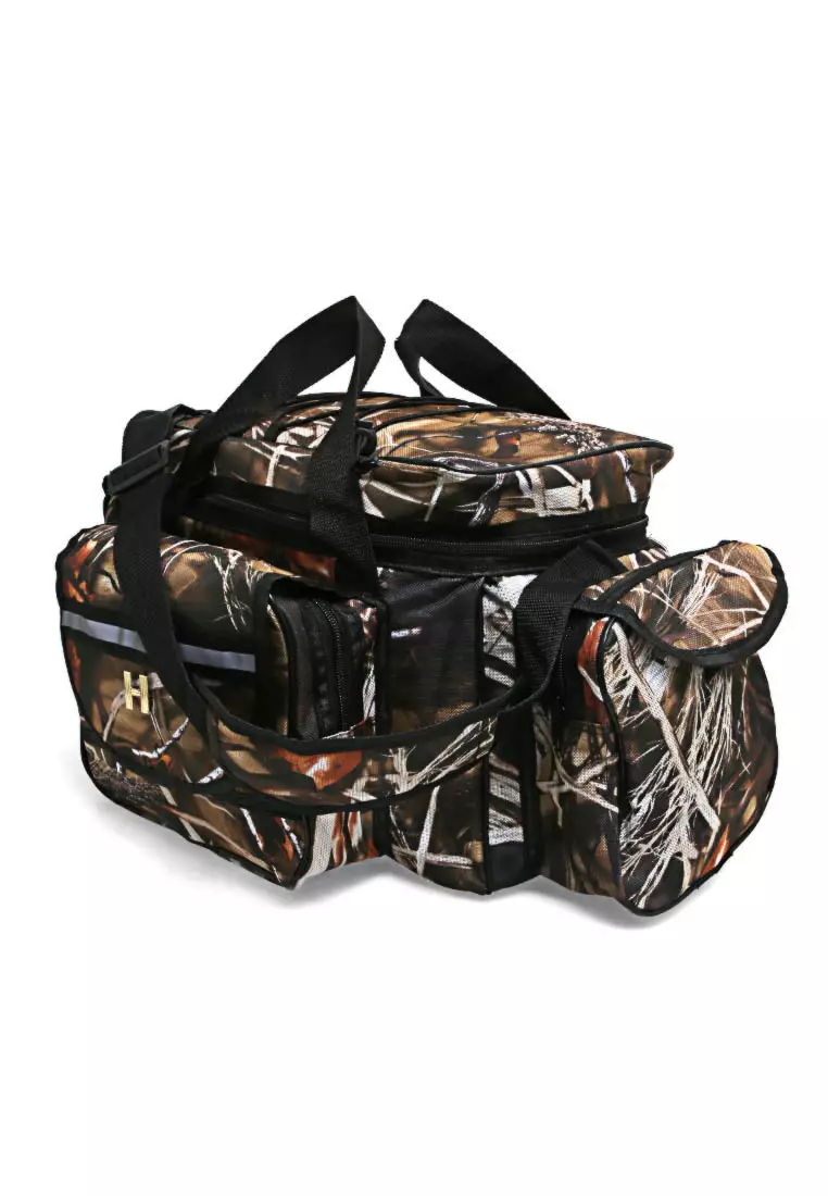 Frans Tas Perlengkapan Memancing Unisex Portable Fishing Bucket 50CM Material Nylon ORIGINAL - Camouflage