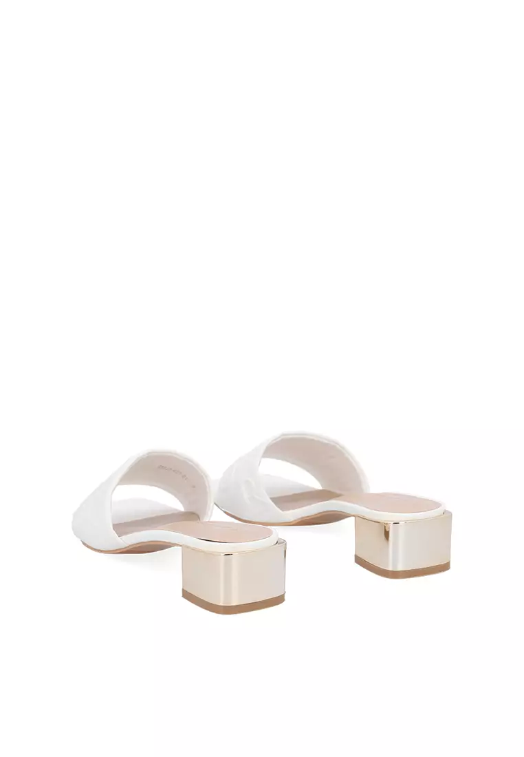 White CR Mabel Chunky Sandals