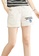 A-IN GIRLS white Elastic Waist All-Match Shorts E7534AA7860D08GS_1