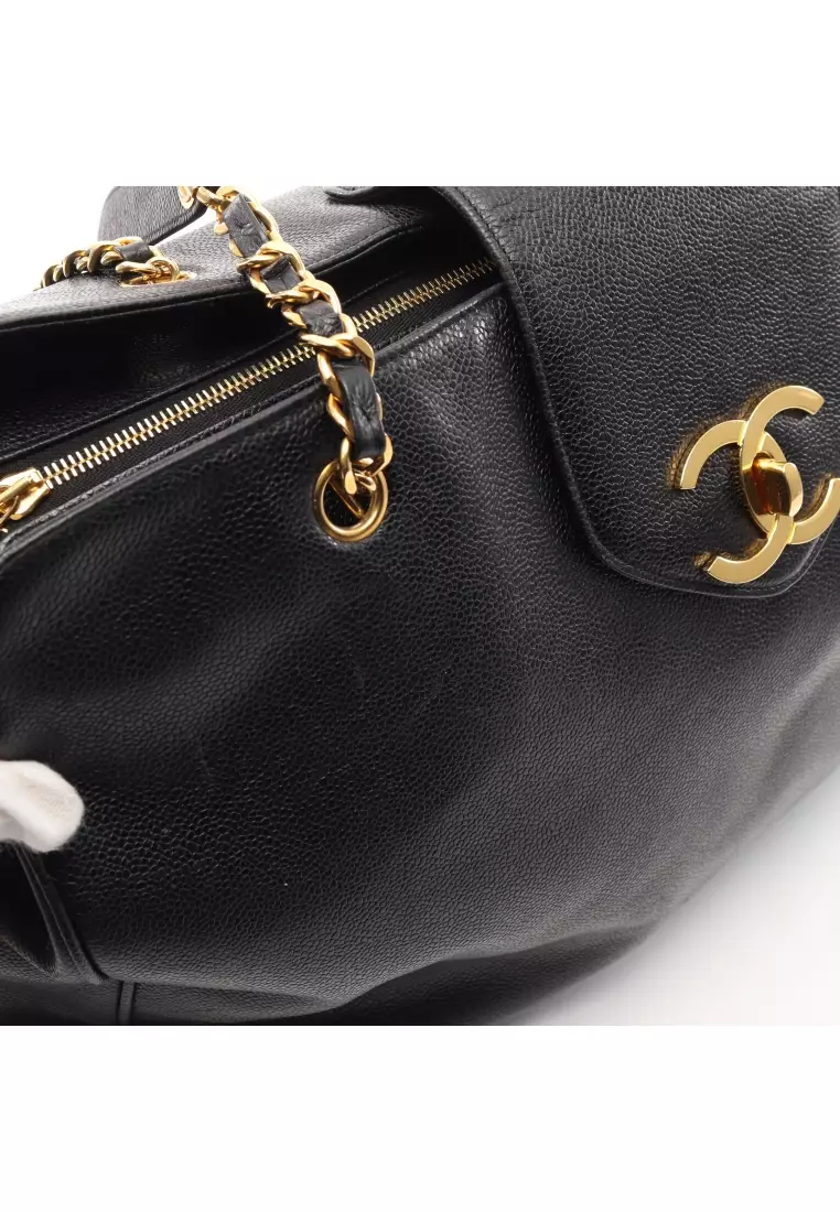 Chanel Vintage Caviar Supermodel Tote - Brown Totes, Handbags