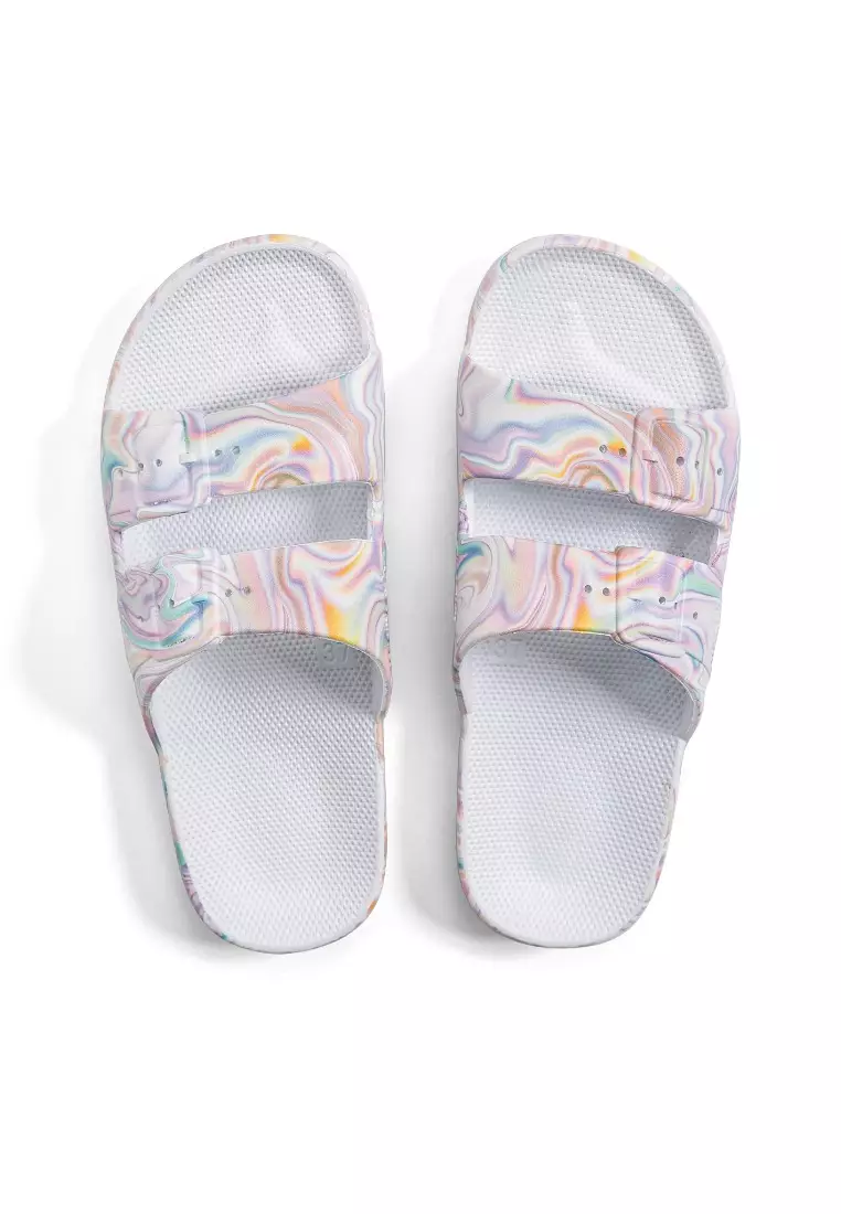 Discount on Freedom Moses  shoes - SKU: Freedom Moses Kids Yuma White