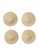 PINK N' PROPER beige Ultimate Round Push Up Pad Enhancer for Swimwear/Sports Bra in Beige (2 Pack) 1D19CUS4DCCD84GS_2