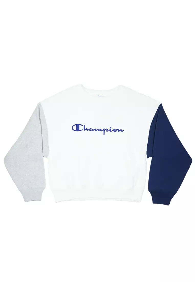 Champion small script discount boxy crew sweatshir