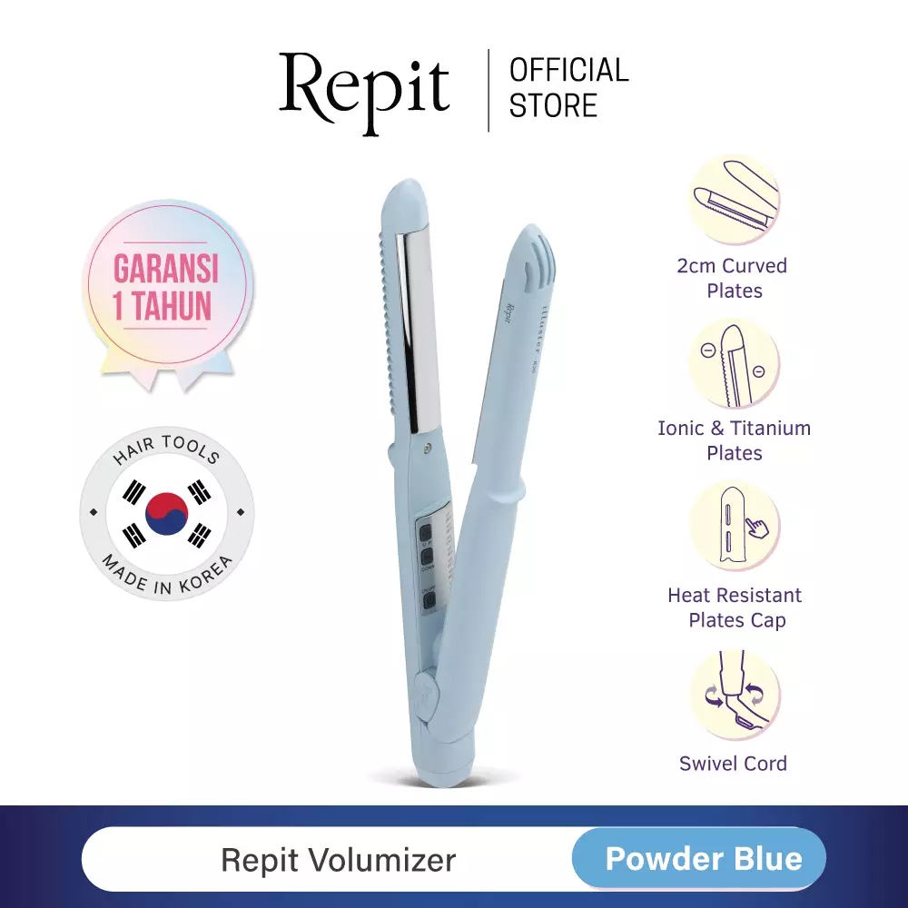 Repit Volumizer / Catokan Volume Rambut Powder Blue