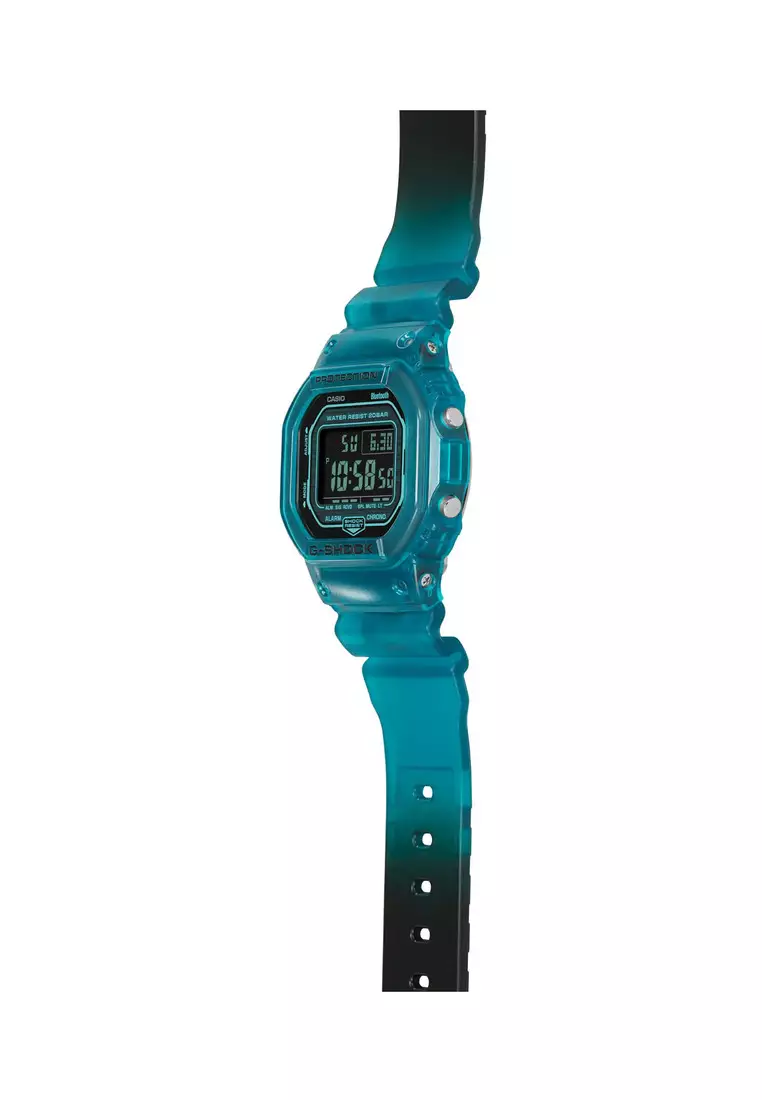 Buy G-Shock Men's Digital Watch Bluetooth® Translucent Gradated Cyan ...