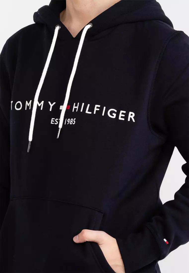 Tommy hilfiger hoodie big logo online