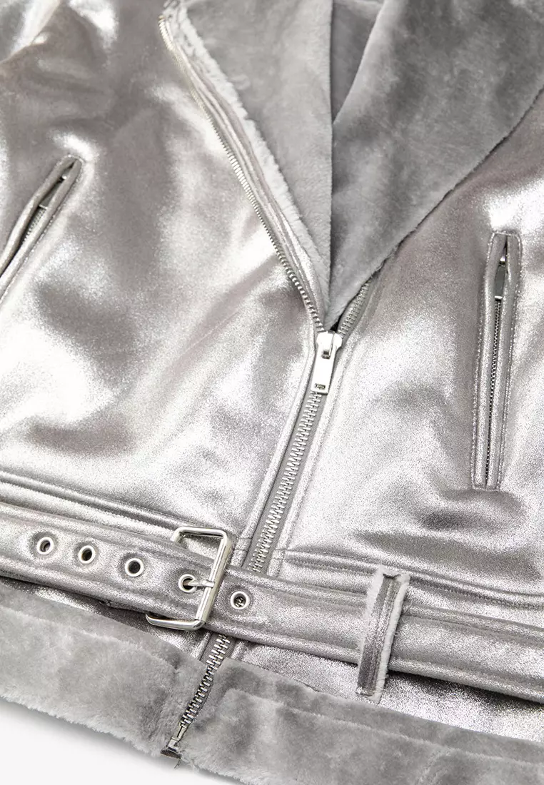 Oversized Biker Jacket