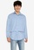 ZALORA BASICS blue Layered Effect Buttoned Shirt 18950AA88978ABGS_1