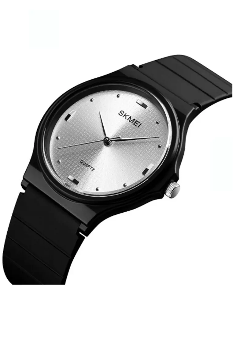 Jam Tangan Kasual Analog Pria Wanita Waterproof 30m Strap Tali Material PU LB54 ORIGINAL