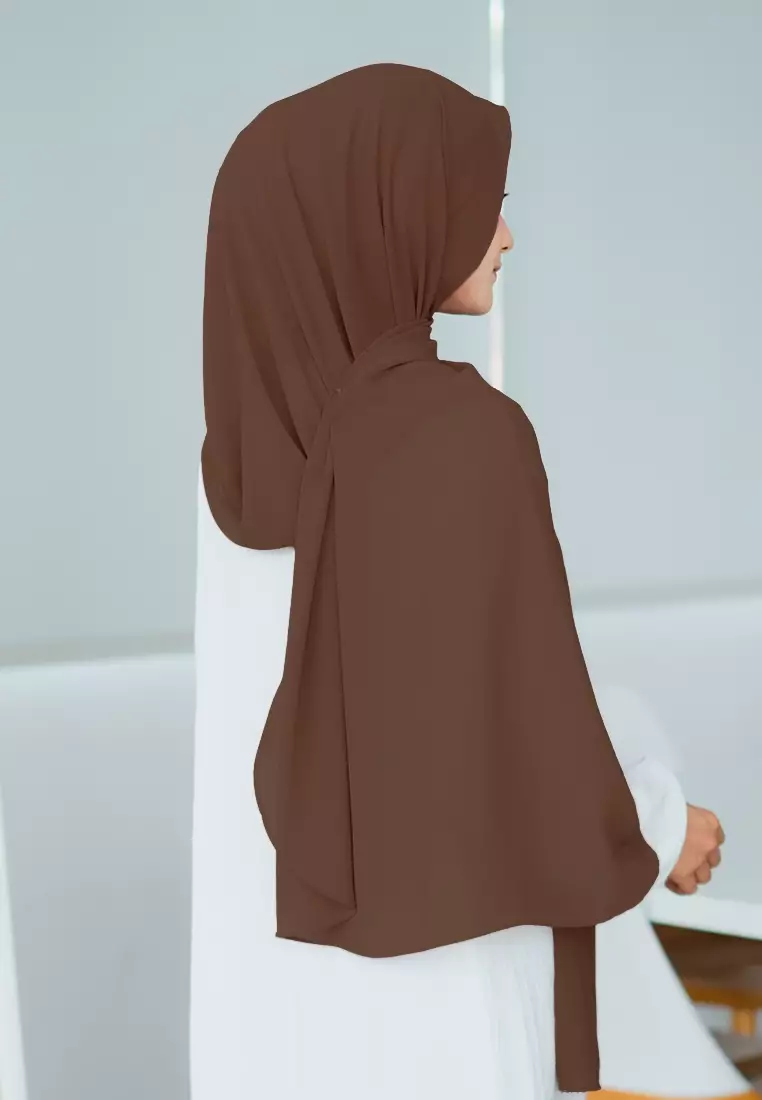 HIJAB INSTAN SAFFA - DARK BROWN