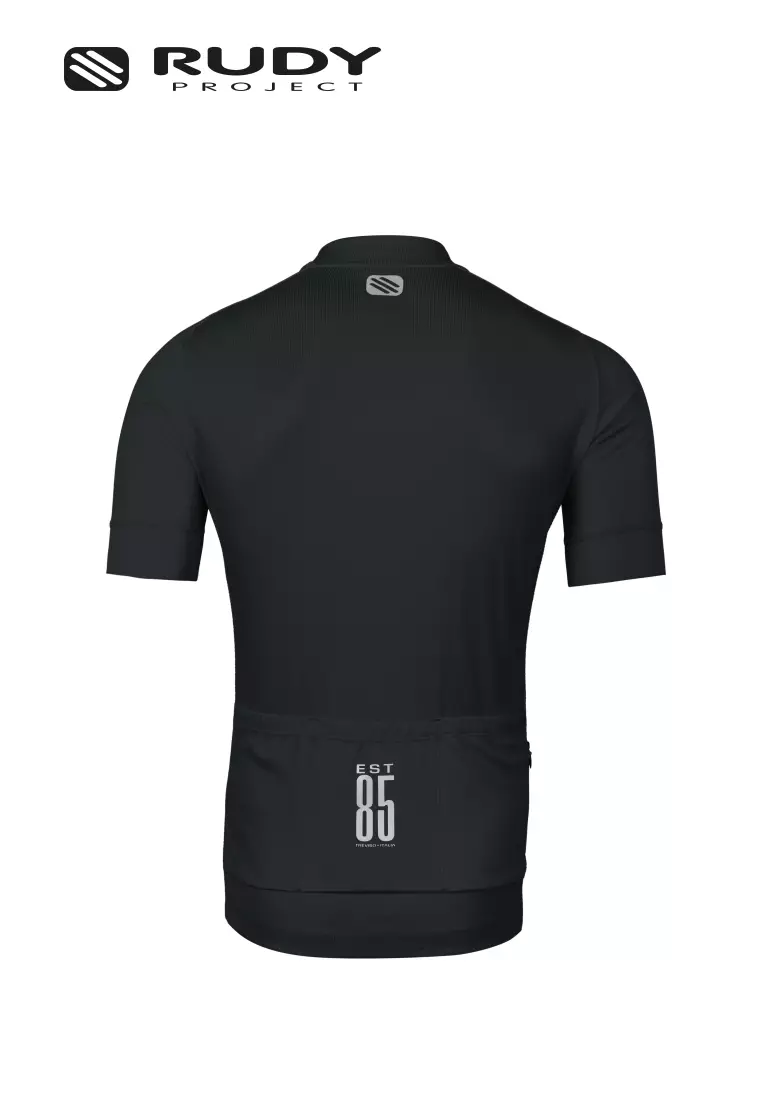 Core Cycling Jersey – Black | Breathable Performance Apparel
