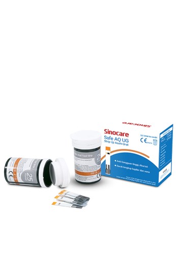 Sinocare Safe AQ UG Strip Uji Asam Urat - 50 Strip