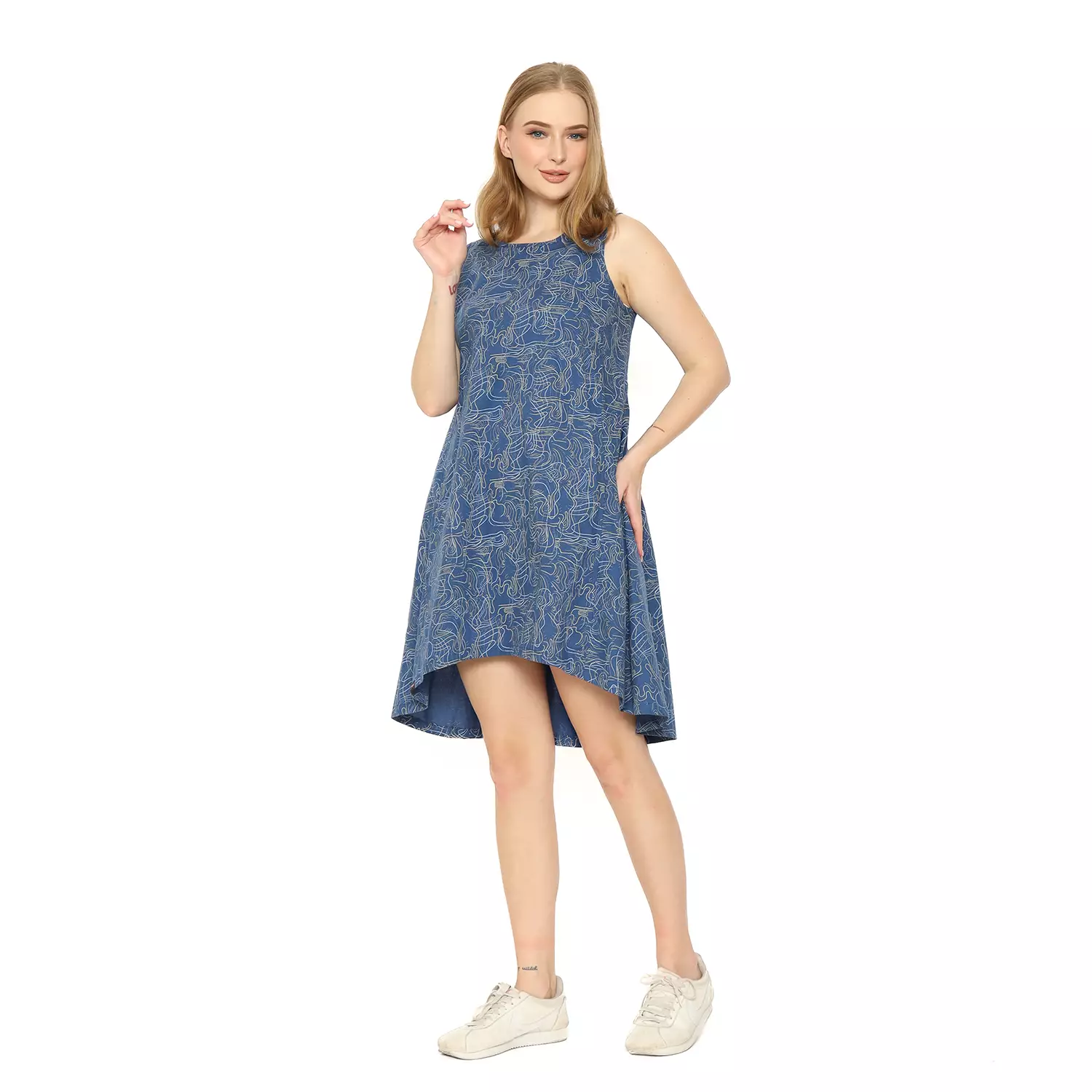 Planet Surf Clothing Dress Wanita Souna Midi Dress Planet Surf