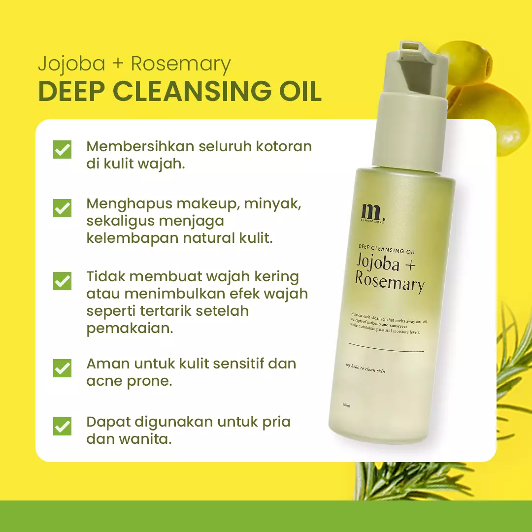 Moko Moko Jojoba + Rosemary Deep Cleansing Oil 120ml