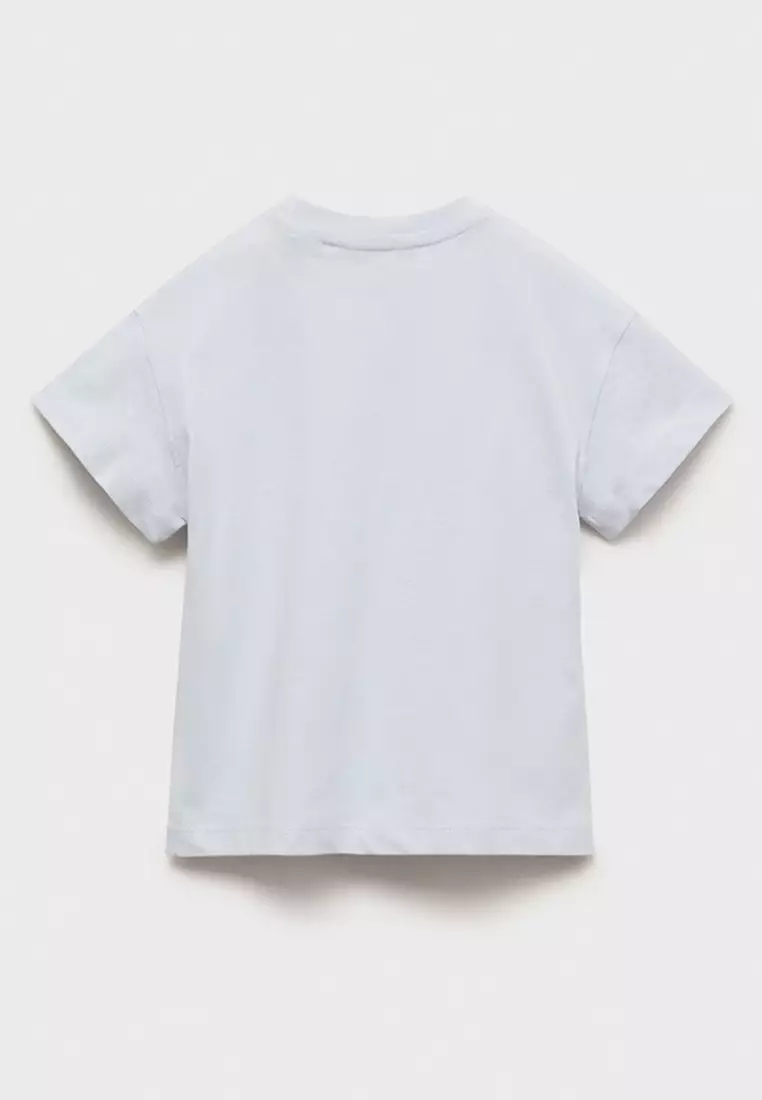 Embossed Detail Printed T-Shirt