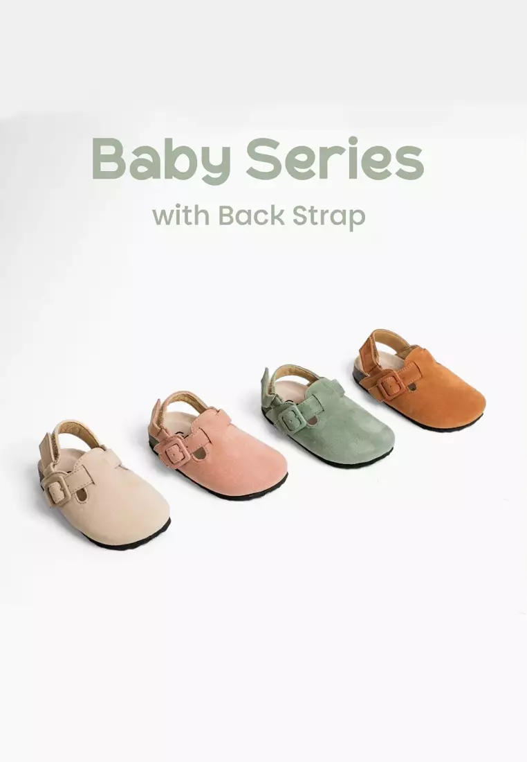 Sepatu Bustong Mules Baby Anak Perempuan Anti Slip B.Paola