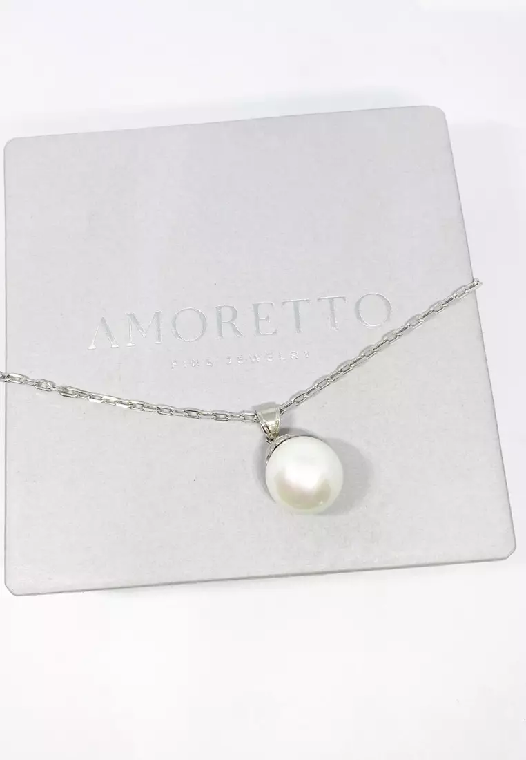 La Donna South Sea Pearl 18K White Gold Necklace