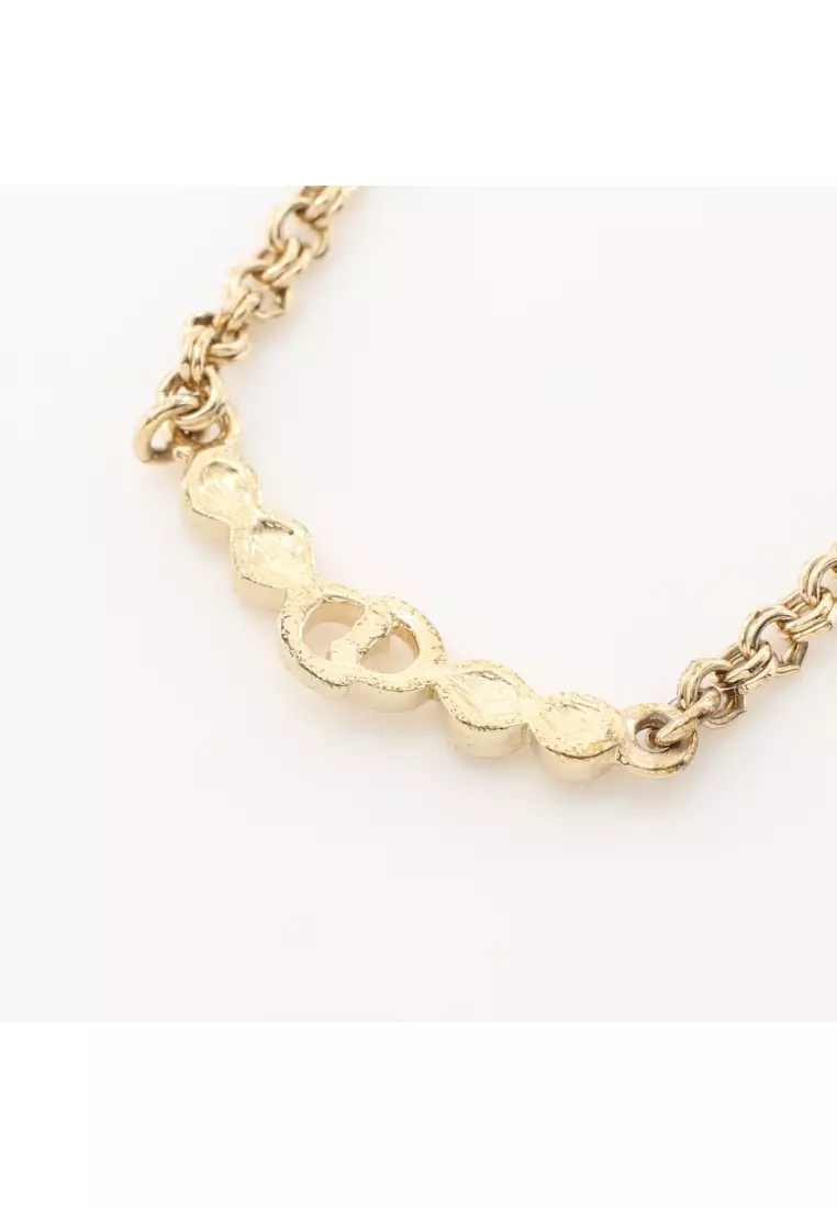 Buy Christian Dior Pre loved Christian Dior CD logo necklace GP