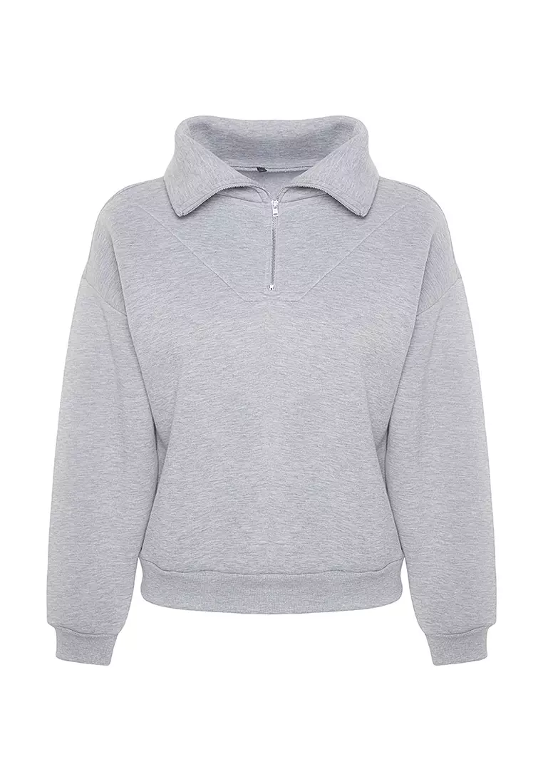 Buy Trendyol Oversized Knit Sweatshirt 2025 Online ZALORA