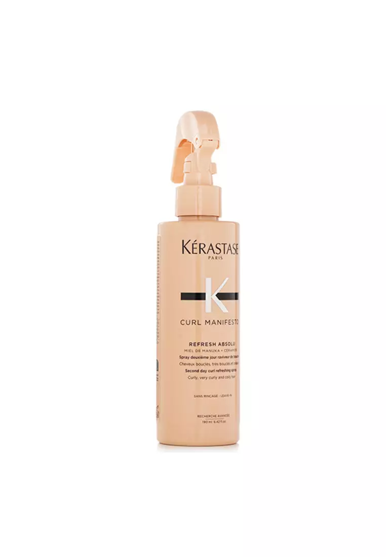KERASTASE - Curl Manifesto Refresh Absolu Second Day Curl Refreshing Spray (For Curly, Very Curly & Coily Hair) 190ml/6.4oz