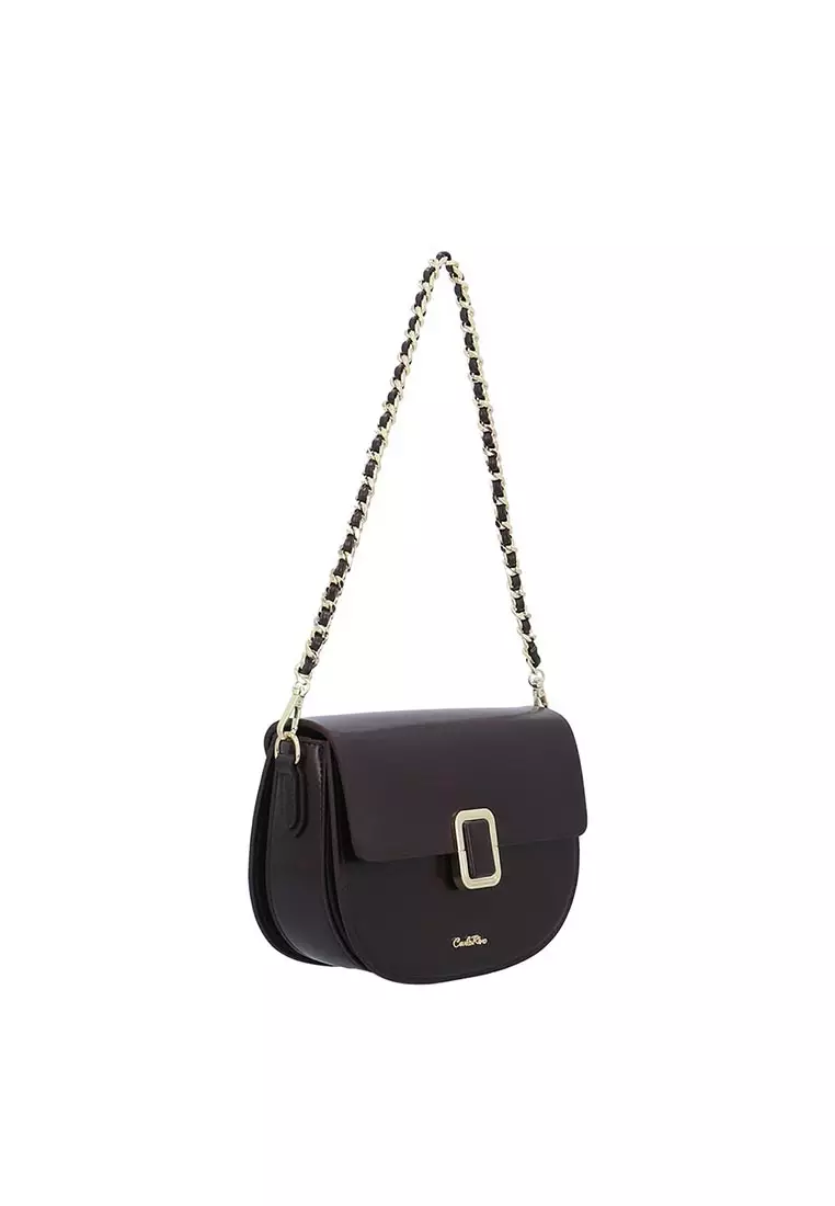 The Harper 2-Way Shoulder Bag - Dark Brown