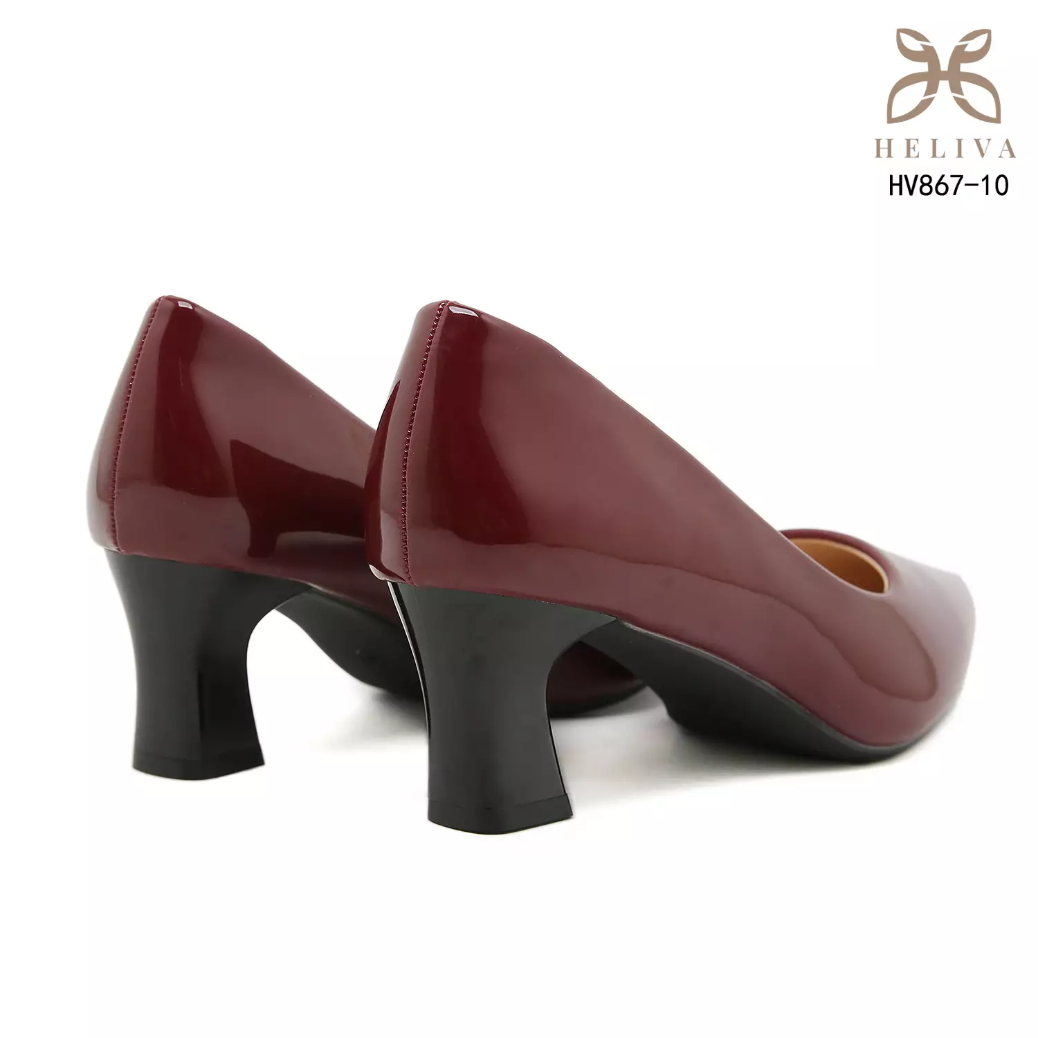Heliva Livanna Classic Pointed Toe Glossy Heels 5.5cm Sole HV867-10