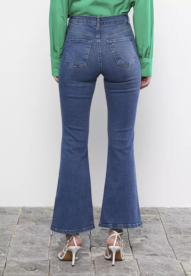 LC WAIKIKI High Waist Skinny Flare Jeans 2024, Buy LC WAIKIKI Online