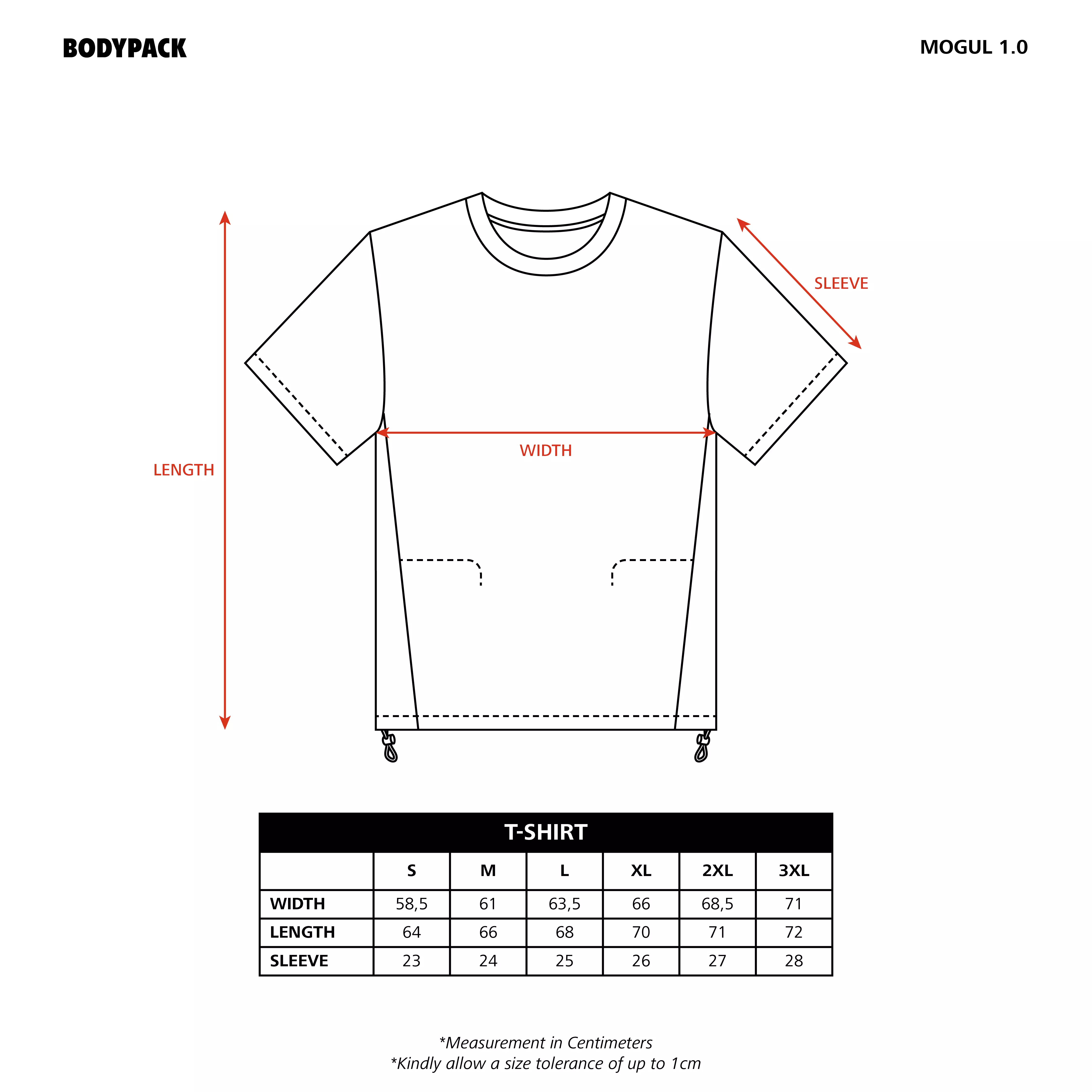 Mogul 1.0 Short Sleeves Baju Kaos Lengan Pendek Ringan - Putih