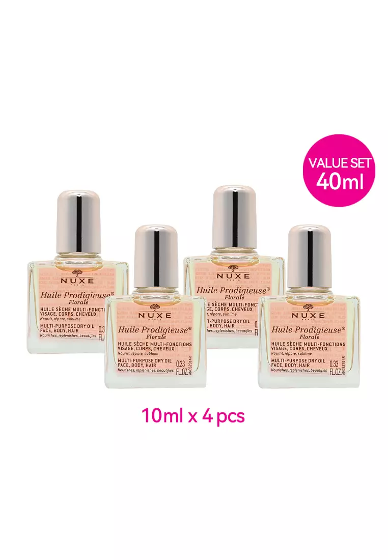 Nuxe Huile Prodigieuse® Florale Multi-Purpose Dry Oil Value Set (10ml x 4pcs)