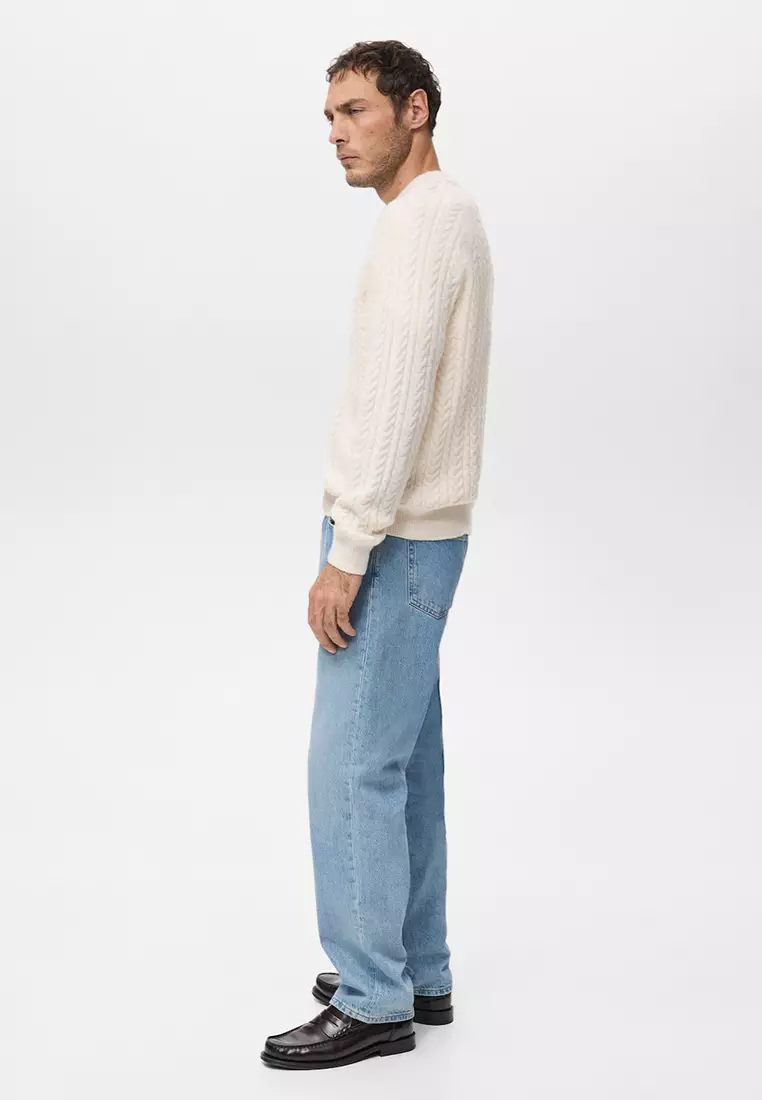 Braided Knitted Sweater