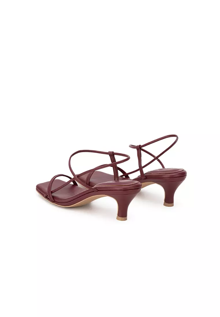 STRAPPY COMFORT INSOLE HEEL SANDAL 方頭後踝帶涼鞋