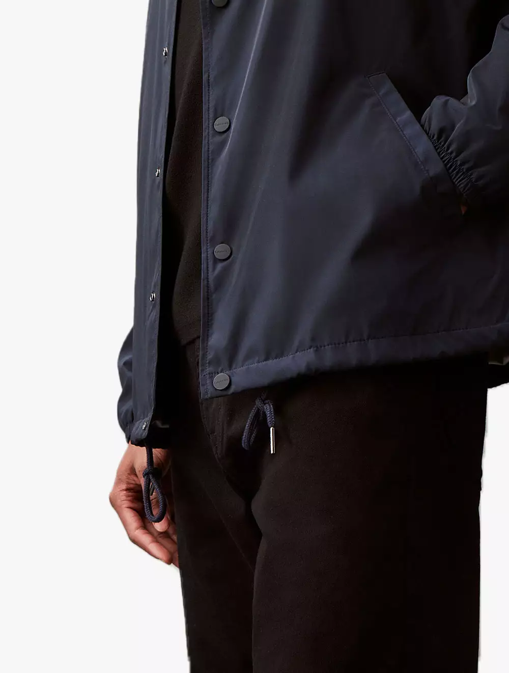 CALVIN KLEIN - NYLON COACHES JACKET - Sapphire - navy