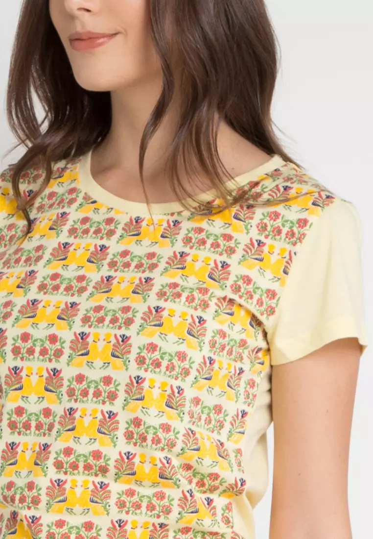 Floral Print short sleeve Tshirt