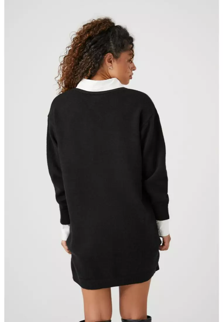 Forever 21 sweatshirt dress cheap