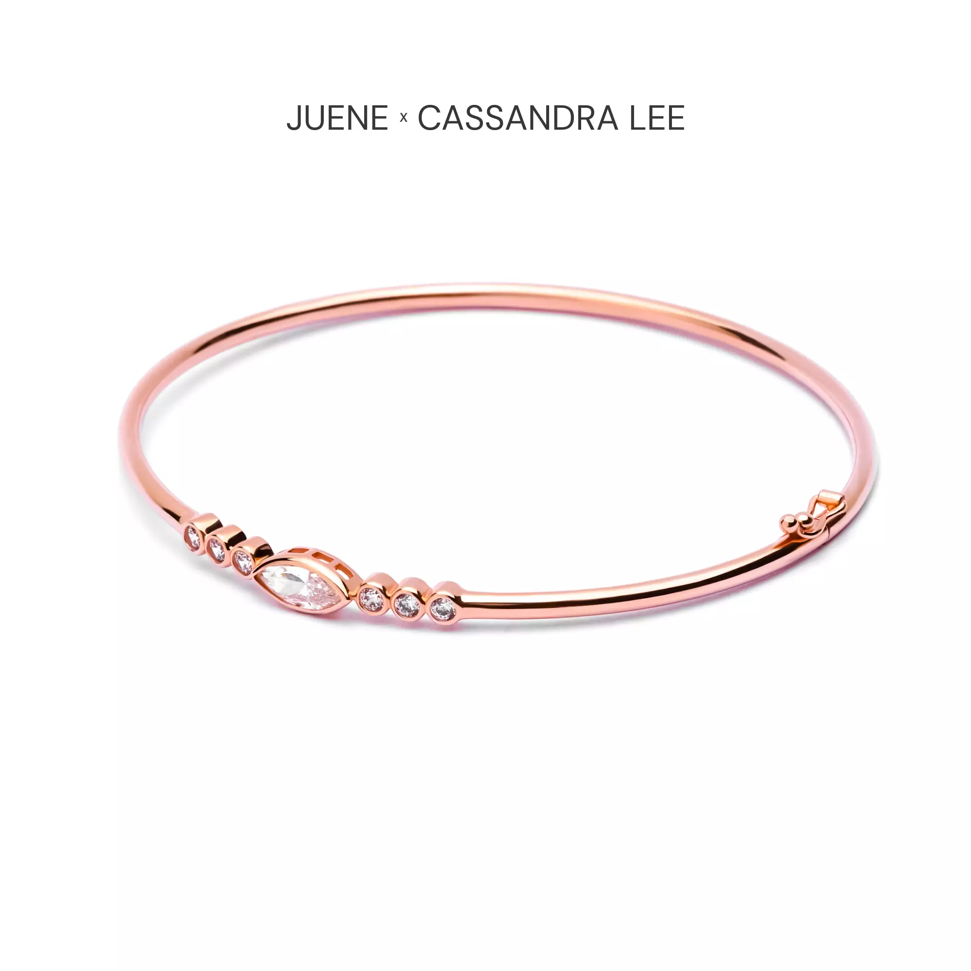 Gelang Emas 7k - Bliss Gold Bangle - Juene x Cassandra Lee Enchanted Collection - Juene Jewelry