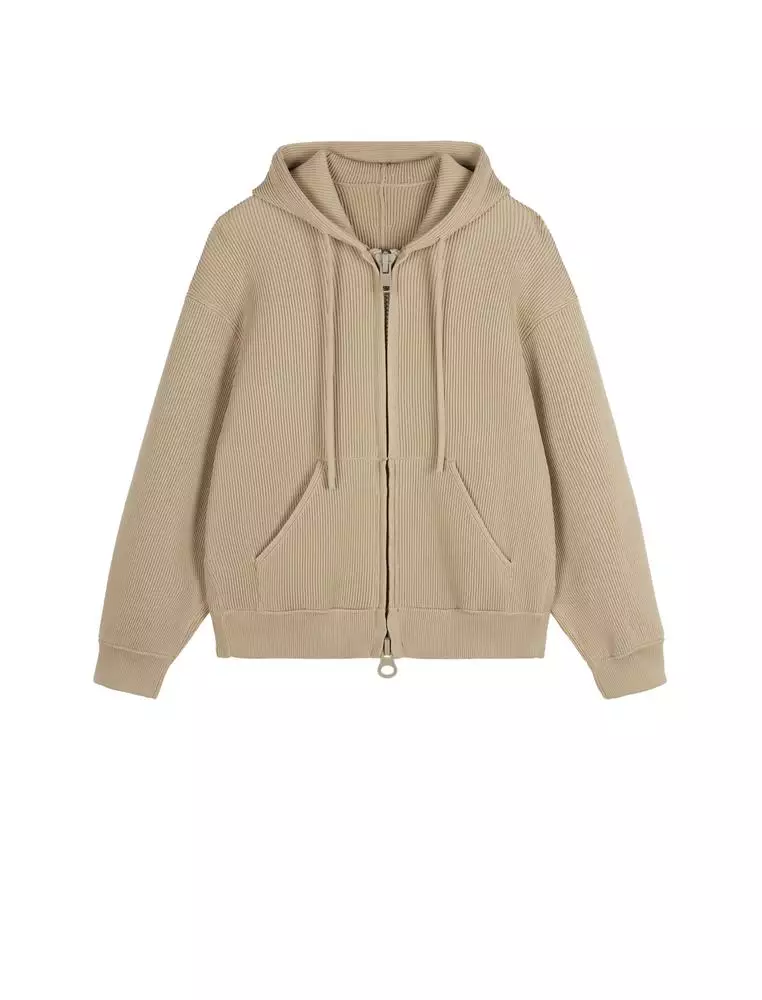 Midi Hooded Cardigan Sweater