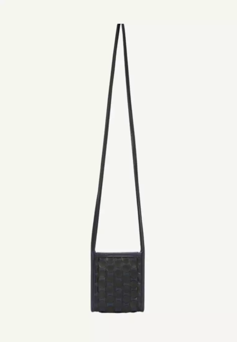 Kwani Handmade Weaving Tote Mini Navy Blue
