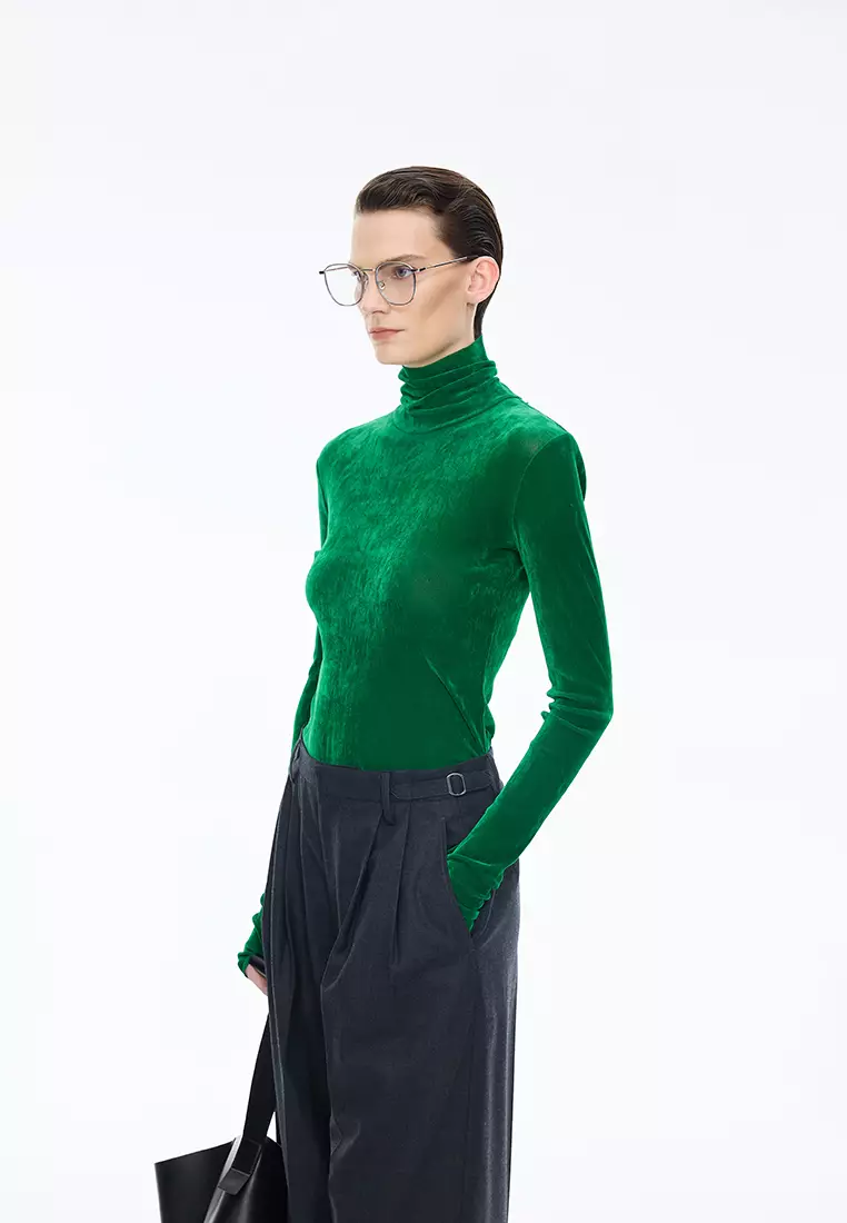 Rayon Slim Fit Long Sleeve T-shirt