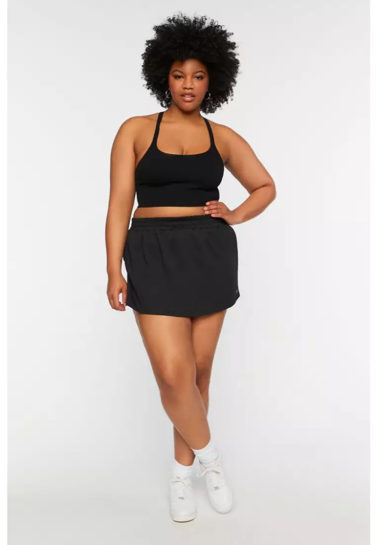 Buy FOREVER 21 Plus Size Active Mid Rise Skort 2024 Online