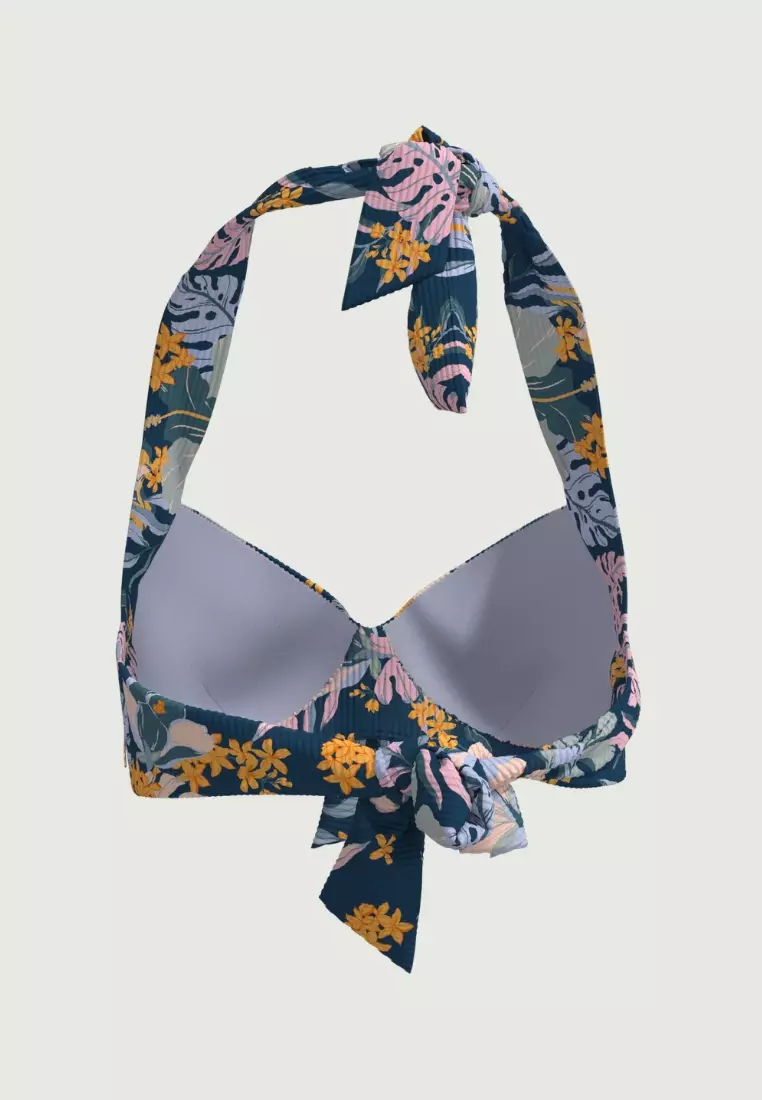 Daydream Moonstone Tie Front Halter Top