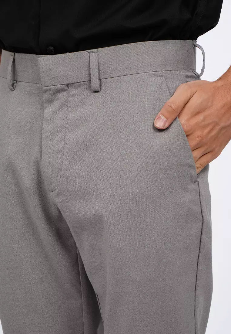 Jual Executive Slim Fit Basic Formal Pants Original 2026 | ZALORA ...